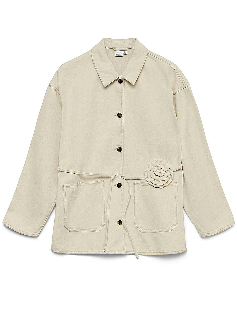 Giacca di jeans VMSAZZY crema M