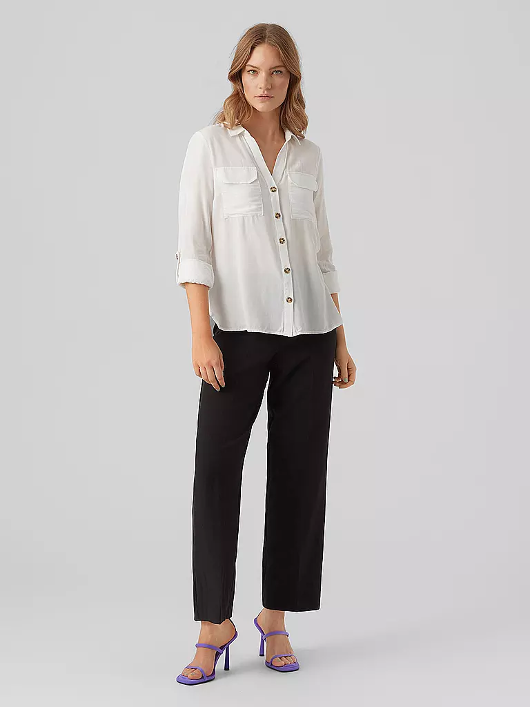 VERO MODA | Blusa a maniche lunghe VMBUMPY | Bianco