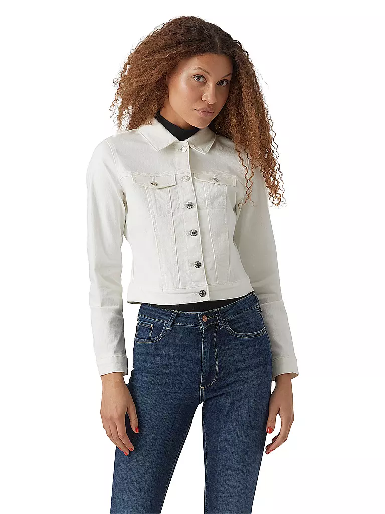 VERO MODA | Giacca di jeans slim fit VMLUNA | Bianco