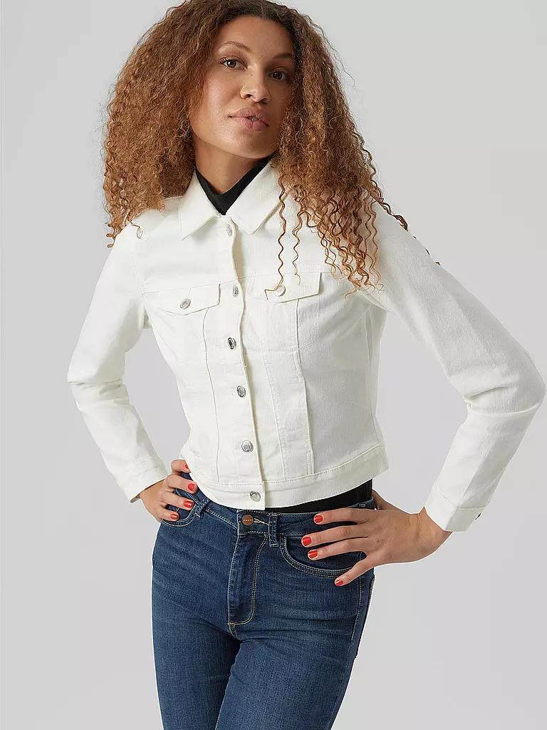 VERO MODA | Giacca di jeans slim fit VMLUNA | Bianco