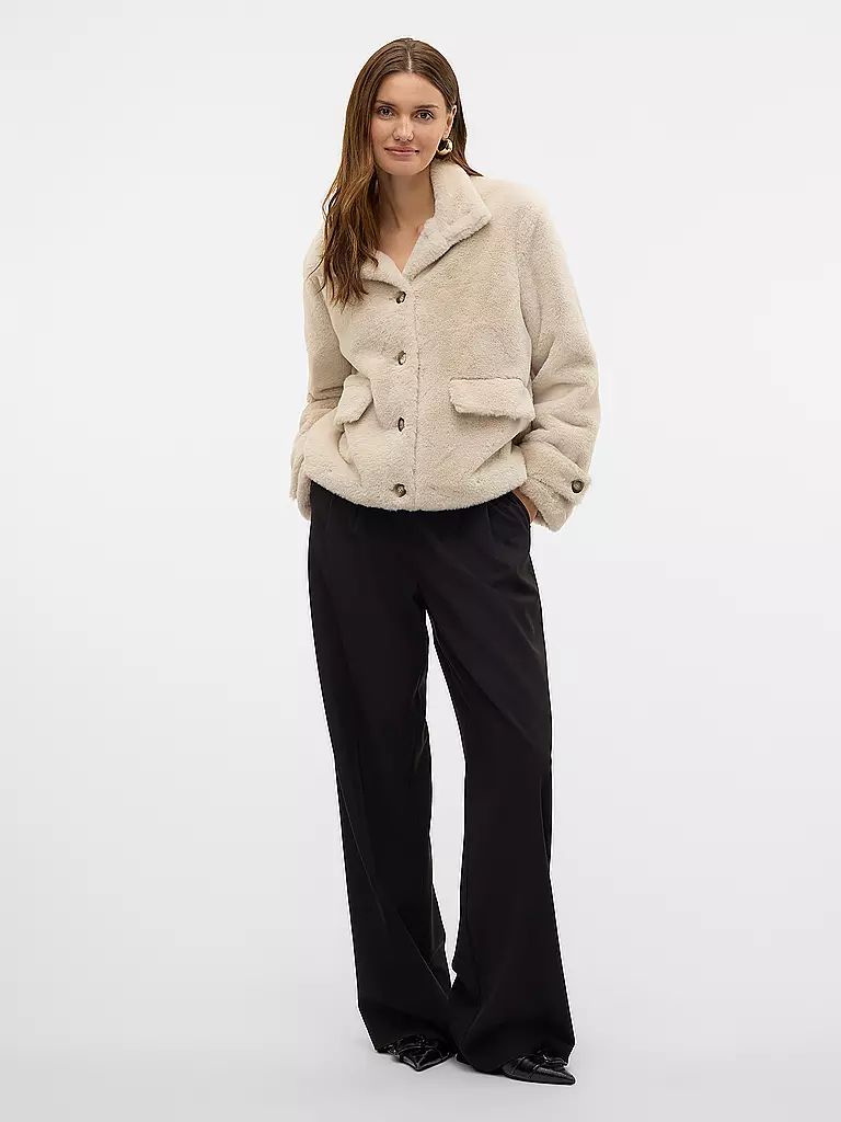 VERO MODA | Giacca in pelliccia sintetica VMSONJAEVA | Beige