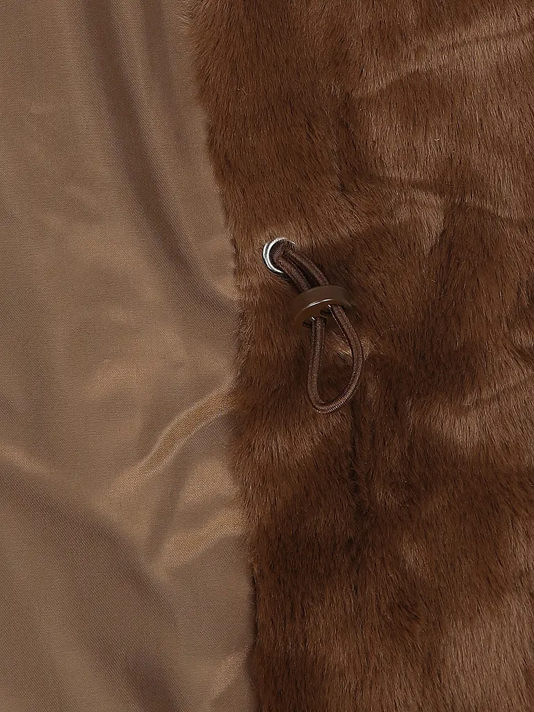 VERO MODA | Gilet in Pelliccia Sintetica VMSONJAPOPPY | Marrone