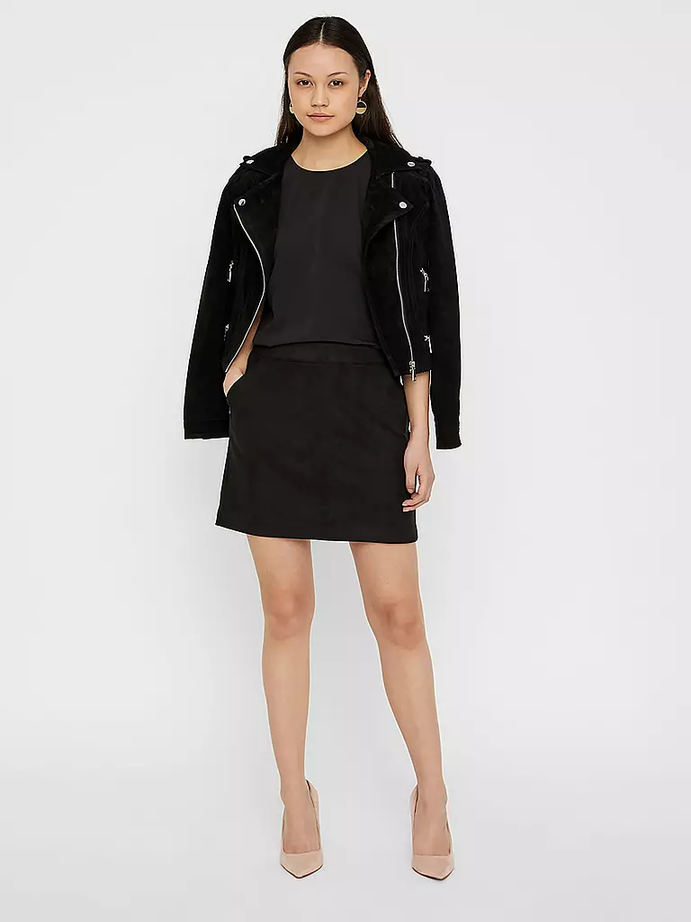 VERO MODA | Gonna in similpelle "VMDONNADINA" | Nero