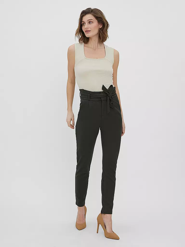 VERO MODA | Highwaist Hose Loose Fit VMEVA | Oliva
