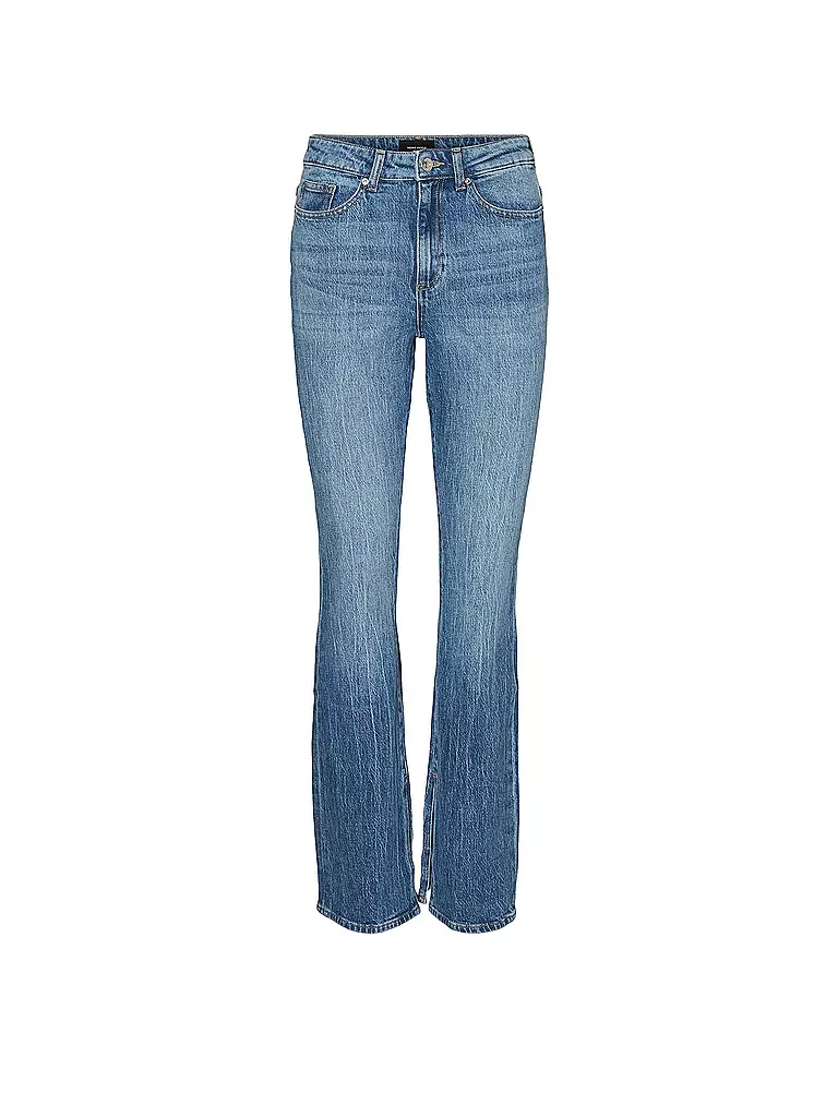 VERO MODA | Highwaist Jeans Flared Fit VMSELMA  | Blu