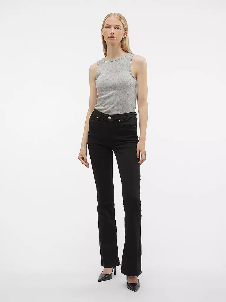 VERO MODA | Jeans Bootcut Fit VMFLASH | Nero