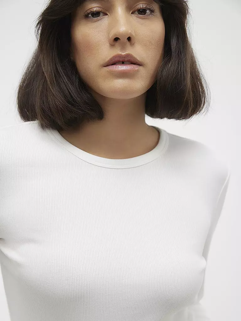VERO MODA | Langarmshirt Slim Fit  VMCHLOE | Bianco