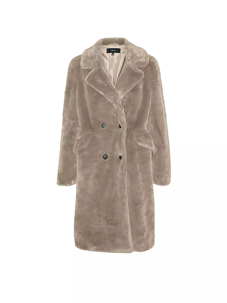 VERO MODA | Mantel in Felloptik VMSONJAELLY | Beige