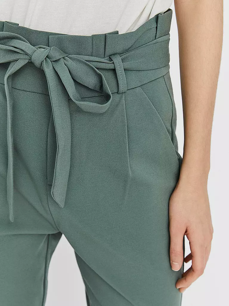 VERO MODA | Pantaloni a vita alta vestibilità ampia VMEVA | Verde