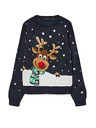VERO MODA | Pullover VMFROSTYDEER | Blu scuro