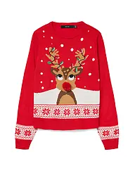 VERO MODA | Pullover VMFROSTYDEER | Rosso