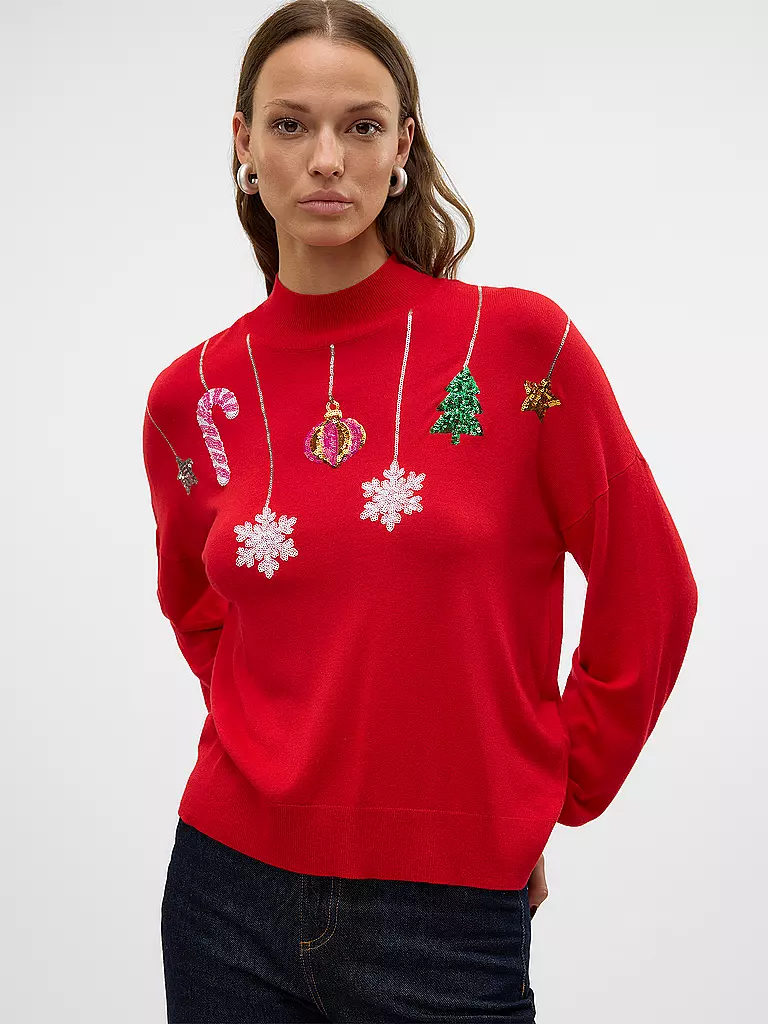 VERO MODA | Pullover VMNEWQUEENGUARD | Rosso