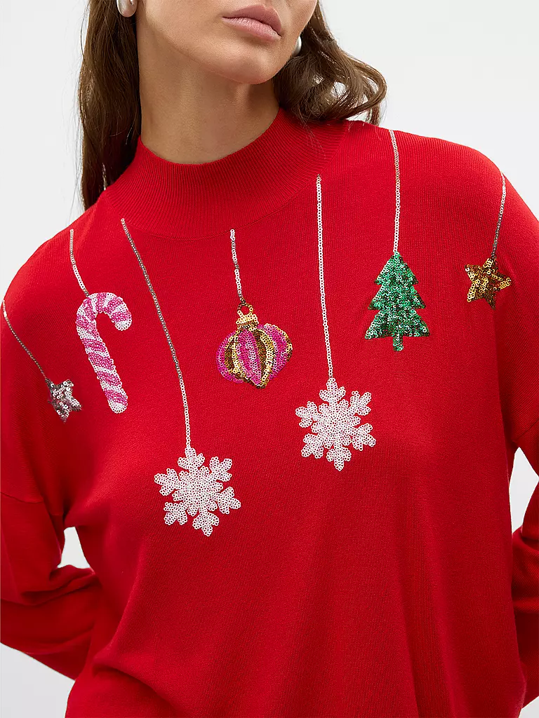 VERO MODA | Pullover VMNEWQUEENGUARD | Rosso