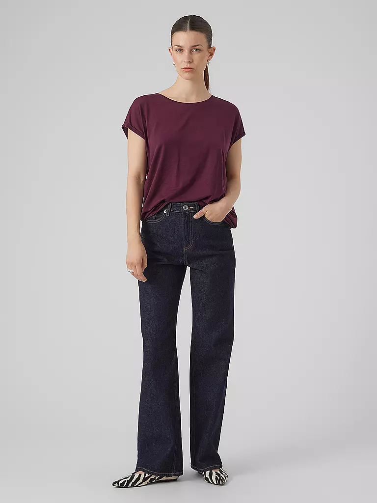 VERO MODA | T-shirt VMAVA | Rosso scuro