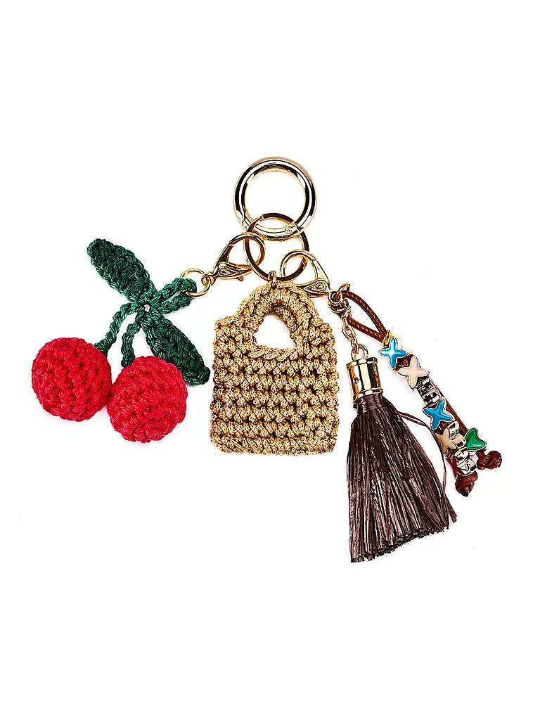 VIAMAILBAG | Portachiavi ALL'UNCINETTO | Beige