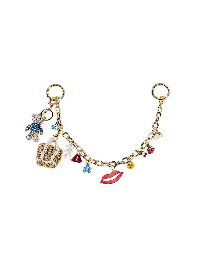 VIAMAILBAG | Portachiavi ORSETTO GLITTER | Oro