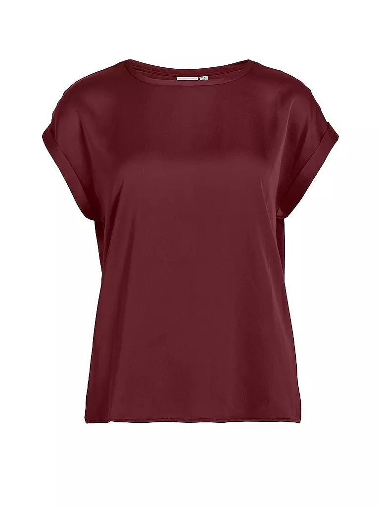 VILA | Blusa-camicia VIELLETTE | Rosso scuro