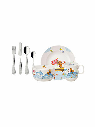 VILLEROY & BOCH | Set da tavola in porcellana per bambini Happy as a Bear 7 pz.