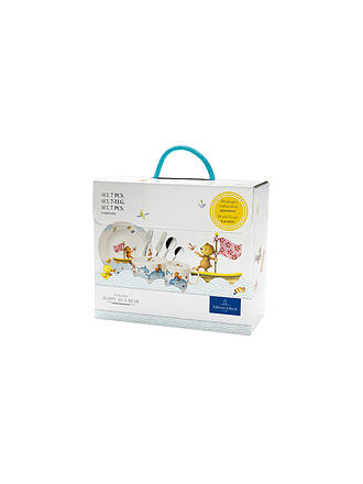 VILLEROY & BOCH | Set da tavola in porcellana per bambini Happy as a Bear 7 pz.