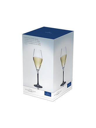 VILLEROY & BOCH | Set di 4 calici da spumante Manufacture Rock 260 ml