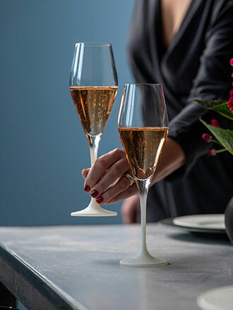 VILLEROY & BOCH | Set di 4 calici da champagne MANUFACTURE ROCK BLANC GLAS