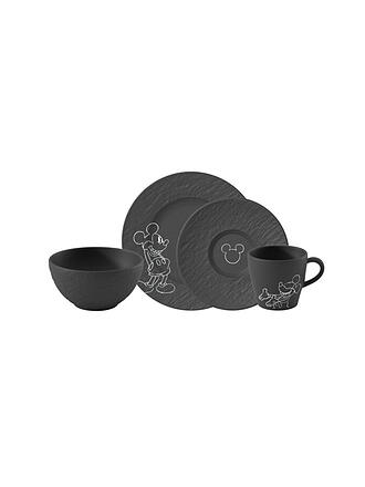 VILLEROY & BOCH | Set colazione 4 pz. MANUFACTURE -MICKEY MOUSE Nero