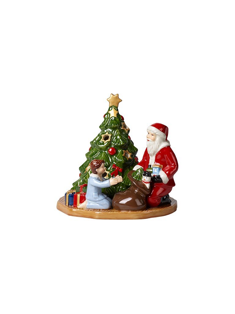 Christmas Toys - Portacandela Bescherung 14x14x13cm multicolore
