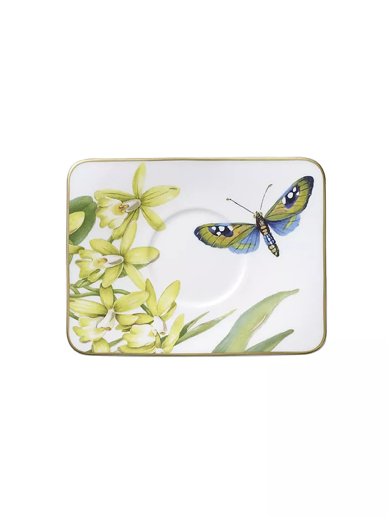 VILLEROY & BOCH SIGNATURE | Mokka-/Espresso-Untertasse "Amazonia" 14x11cm | Multicolore