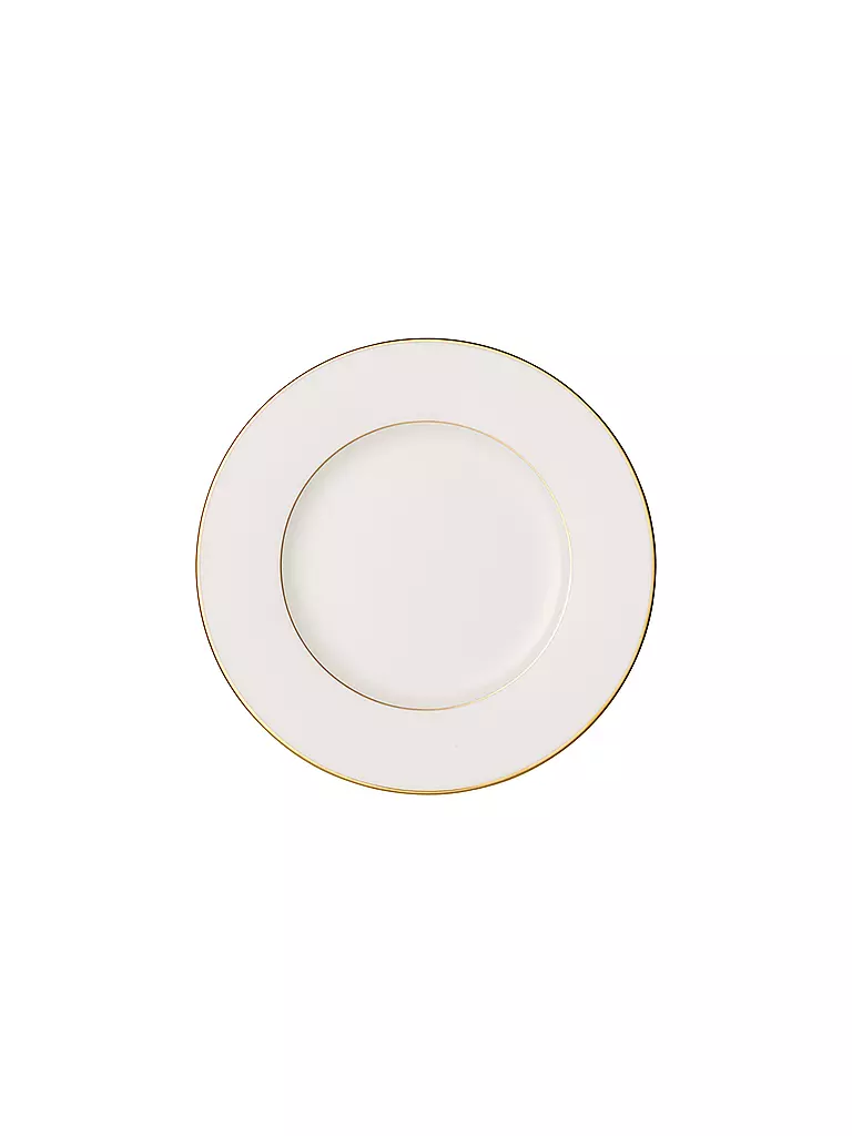 VILLEROY & BOCH SIGNATURE | Piatto da colazione "Anmut Gold" 22 cm | Bianco