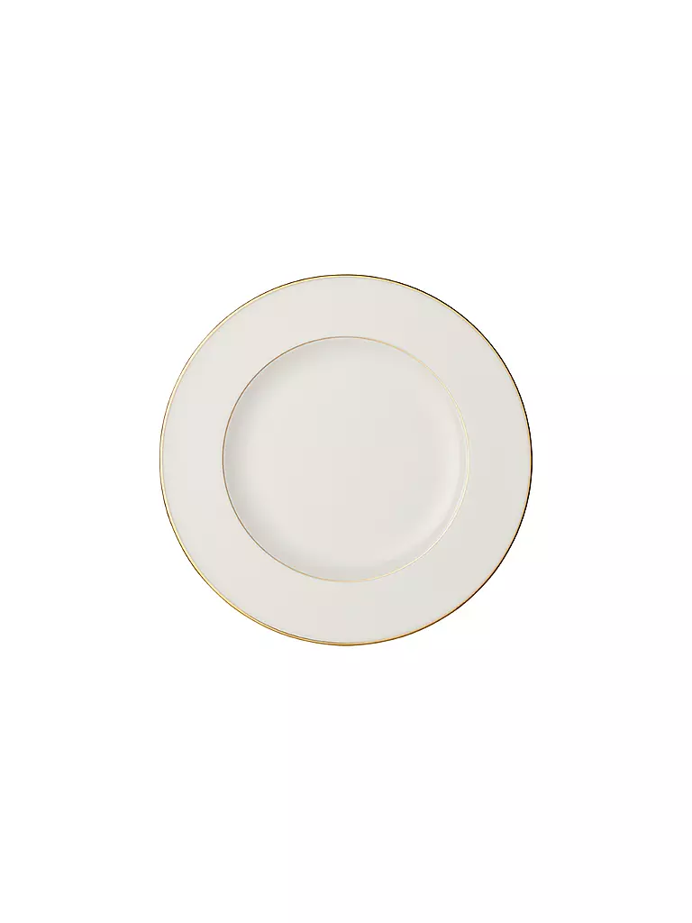 VILLEROY & BOCH SIGNATURE | Piatto piano "Anmut Gold" 27 cm | Bianco