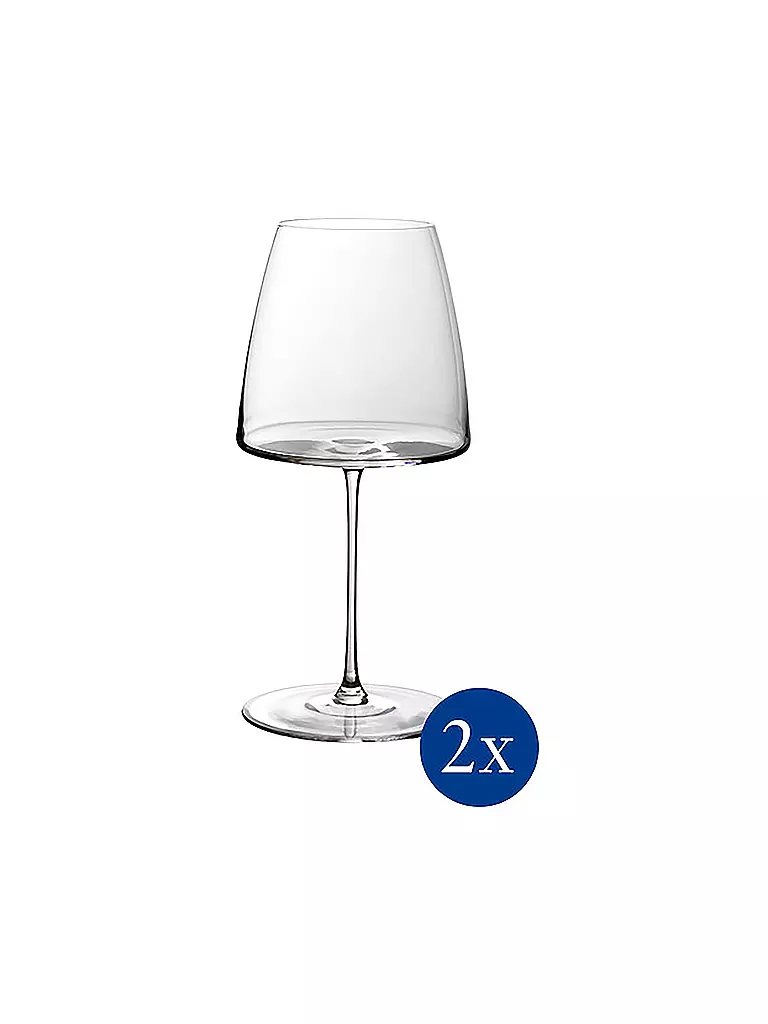 VILLEROY & BOCH SIGNATURE | Rotweinglas MetroChic 2er 830 ml | Trasparente