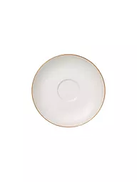 VILLEROY & BOCH SIGNATURE | Sottotazza da caffè "Anmut Gold" 15 cm | Bianco