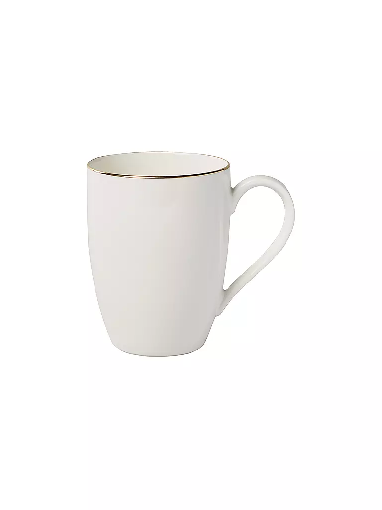 VILLEROY & BOCH SIGNATURE | Tazza con manico "Anmut Gold" 0,35 l | Bianco