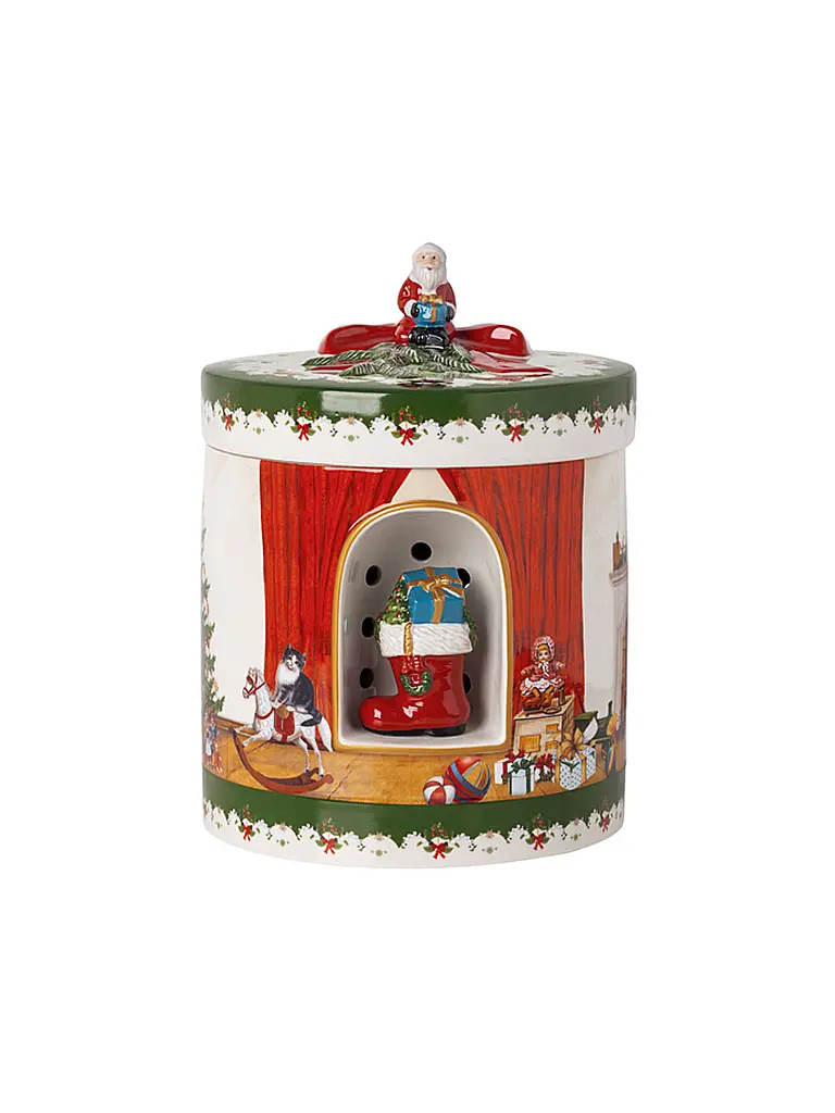 VILLEROY & BOCH | Carillon Toy's Delight Babbo Natale porta regali 16x16x21cm | Multicolore