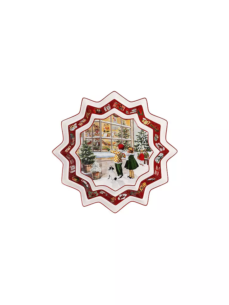 VILLEROY & BOCH | Ciotola natalizia Toys Fantasy 24 cm Negozio di giocattoli | Multicolore