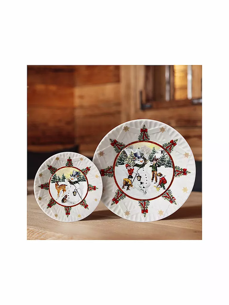 VILLEROY & BOCH | Ciotola natalizia Toys Fantasy 24 cm Pupazzo di neve | Multicolore