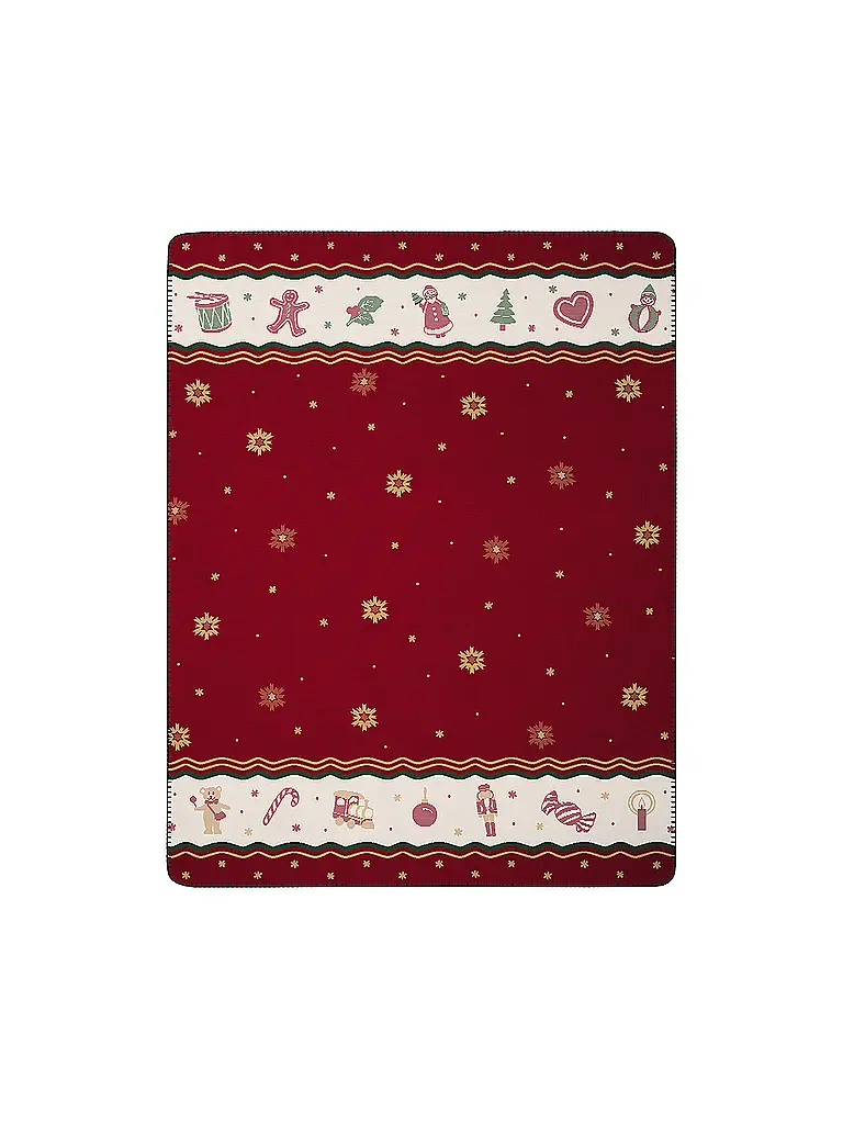 VILLEROY & BOCH | Coperta - Plaid 150x200cm TOYS DELIGHTGHT Ruby | Rosso scuro