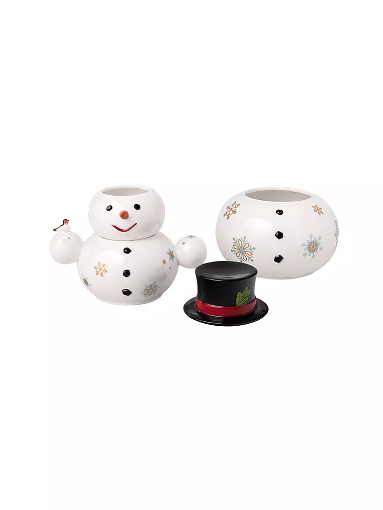 VILLEROY & BOCH | Dose natalizia 31 cm PUPAZZO DI NEVE | Multicolore