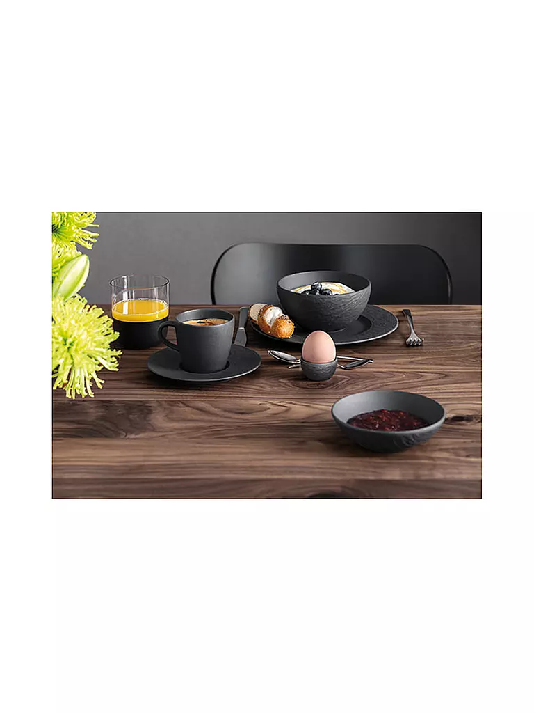 VILLEROY & BOCH | Eierbecher 5cm  MANUFACTURE Rockblanc | Nero