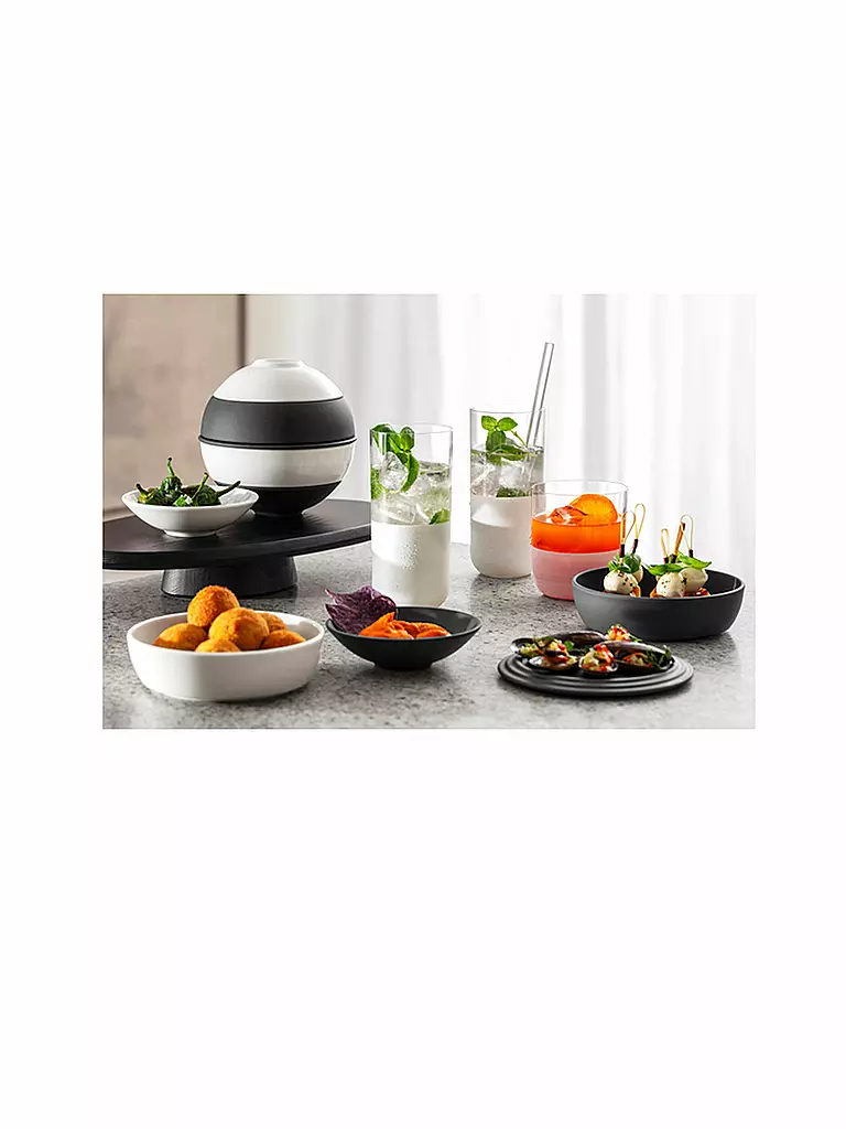 VILLEROY & BOCH | La Petite Boule BLACK&WHITE ICONIC 5tlg | Nero