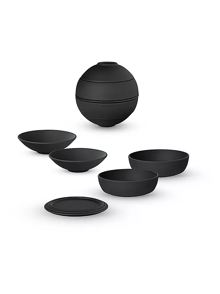 VILLEROY & BOCH | La Petite Boule BLACK ICONIC 5 pz | Nero