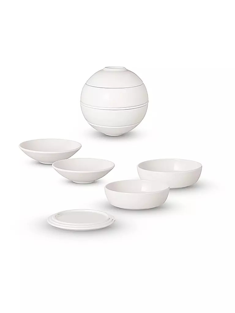 VILLEROY & BOCH | La Petite Boule WHITE ICONIC 5 pz | Bianco