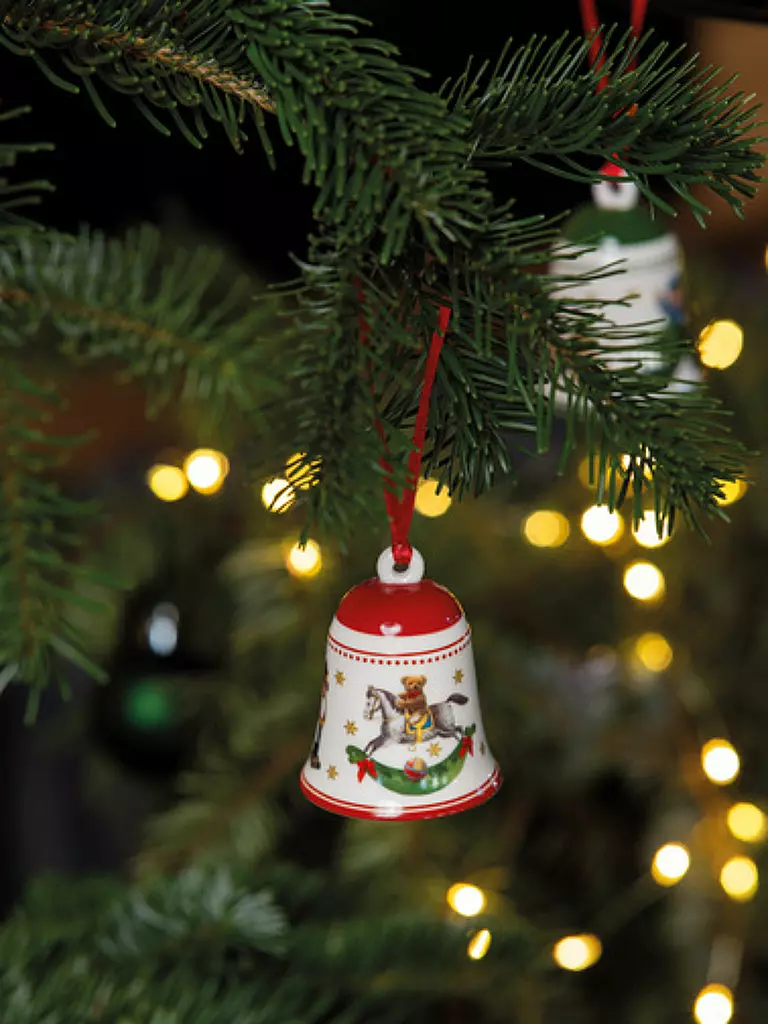 VILLEROY & BOCH | My Christmas Tree Campana, 1, 2021 5,5x5,5x6,9 cm | Rosso