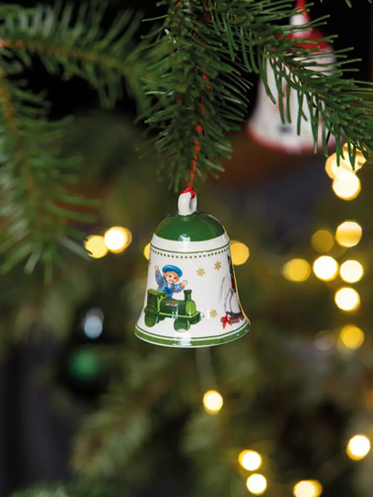 VILLEROY & BOCH | My Christmas Tree Campana, 2, 2021 5,5x5,5x6,9 cm | Verde scuro