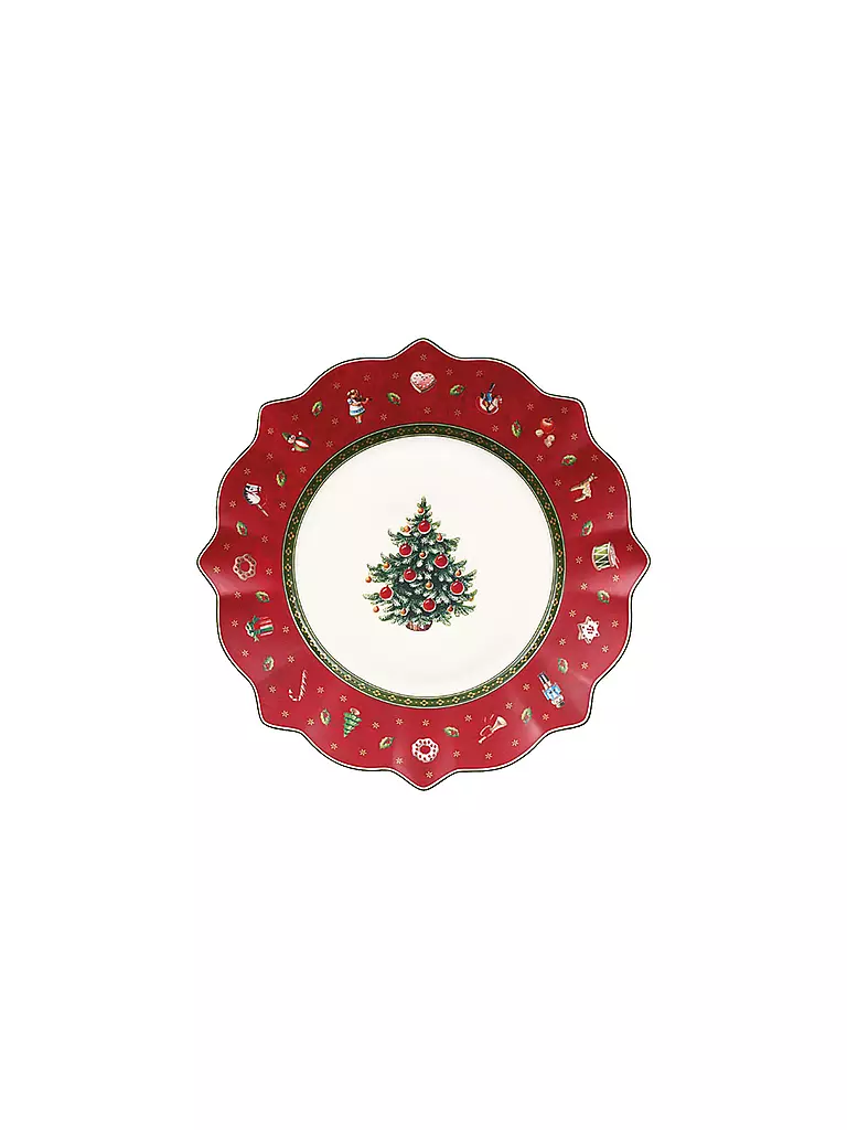 VILLEROY & BOCH | Piatto da colazione 24 cm "Toy's Delight" | Rosso scuro