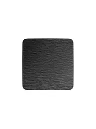 VILLEROY & BOCH | Piatto da portata quadrato Gourmet Manufacture Rock 32,5x32,5 cm | Nero