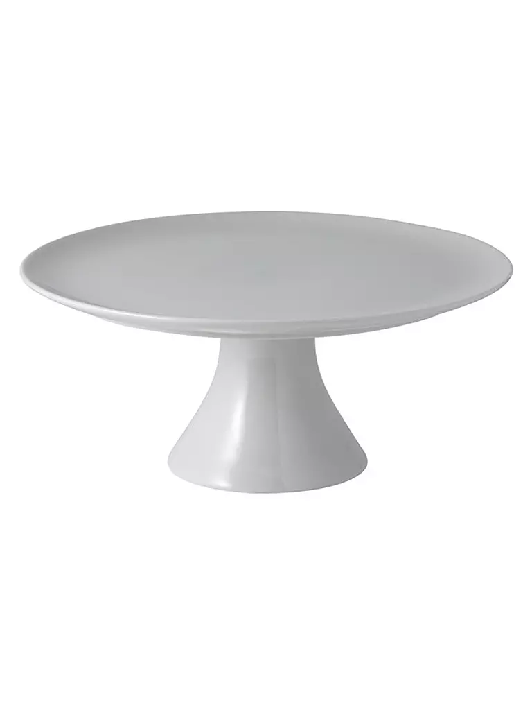 VILLEROY & BOCH | Piatto per torta su piede For Me 30,3 cm Bianco/Bordo oro | Bianco