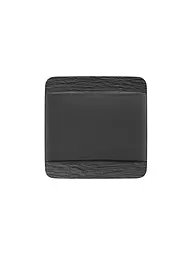 VILLEROY & BOCH | Piatto piano quadrato Manufacture Rock 28x28 cm | Nero