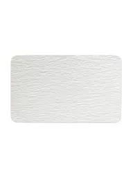 VILLEROY & BOCH | Piatto rettangolare Manufacture Rock Blanc 28x17 cm | Bianco