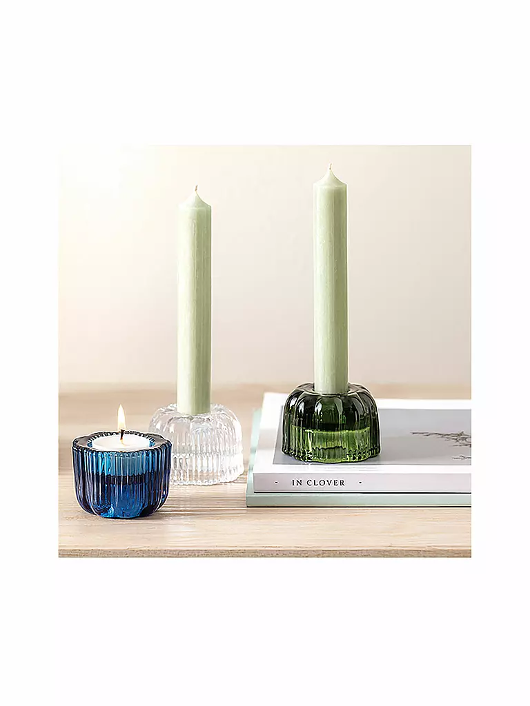 VILLEROY & BOCH | Portacandela 2in1 6x4,5cm FLEUR | Trasparente